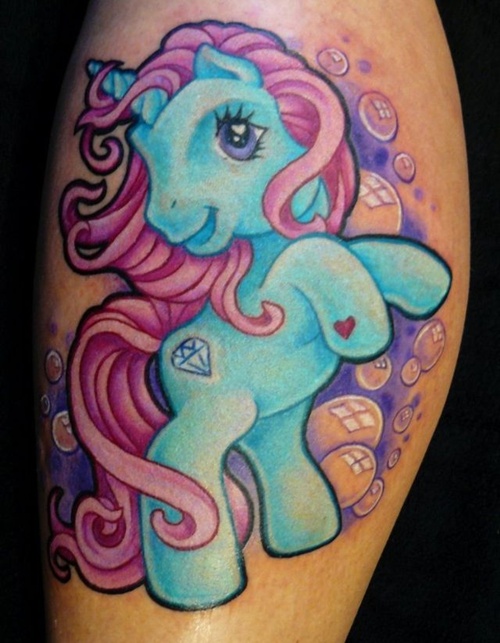 Little pony tattoo design, idea 25