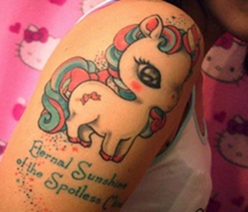 Little pony tattoo design, idea 26