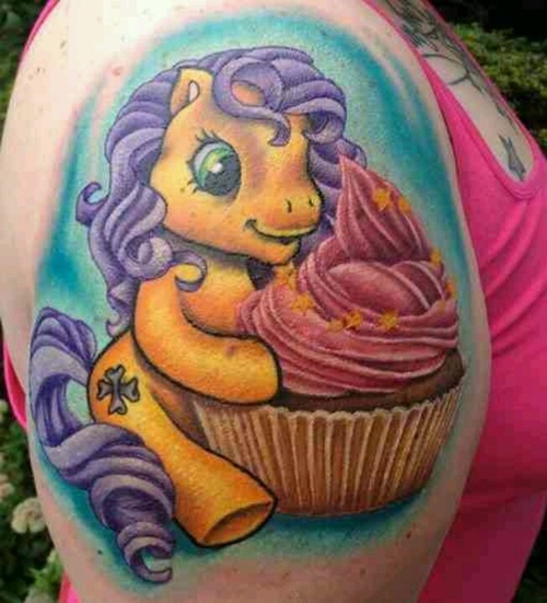 Little pony tattoo design, idea 27