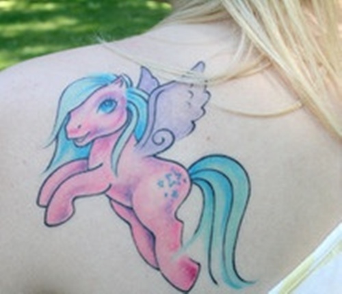 Little pony tattoo design, idea 3