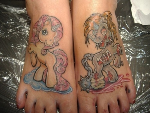 Little pony tattoo design, idea 11