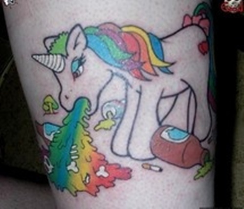 Little pony tattoo design, idea 12