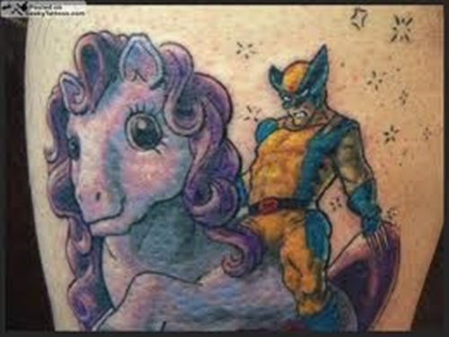Little pony tattoo design, idea 13
