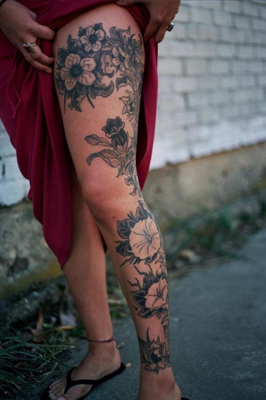 Morning glory tattoos design, idea 21