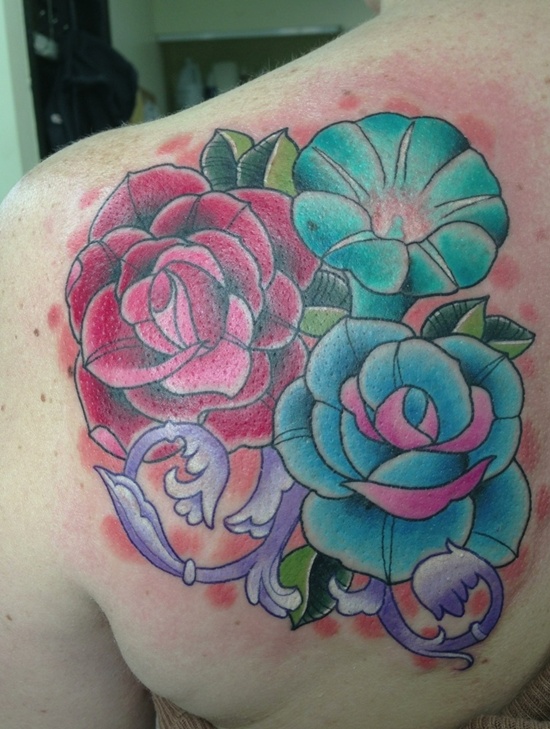 Morning glory tattoos design, idea 18