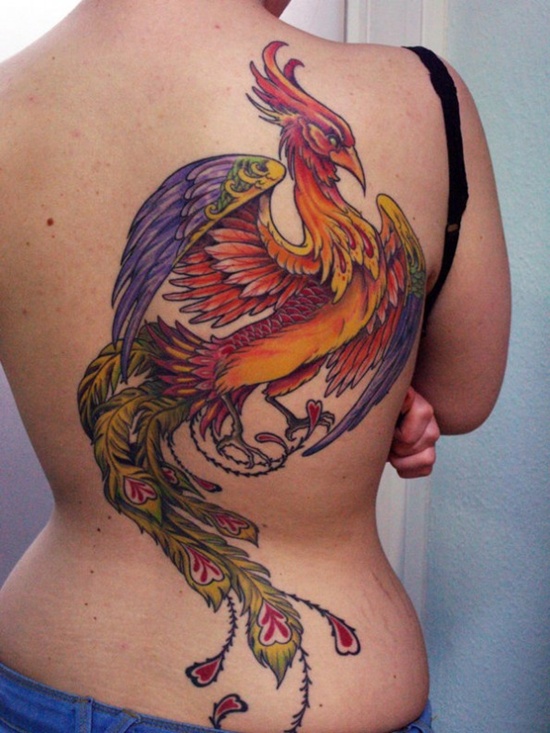 Beautiful rainbow tattoo design, idea 41