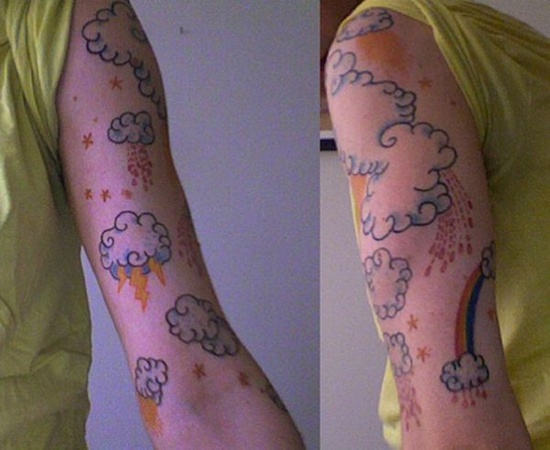 Rain tattoo design, idea 20
