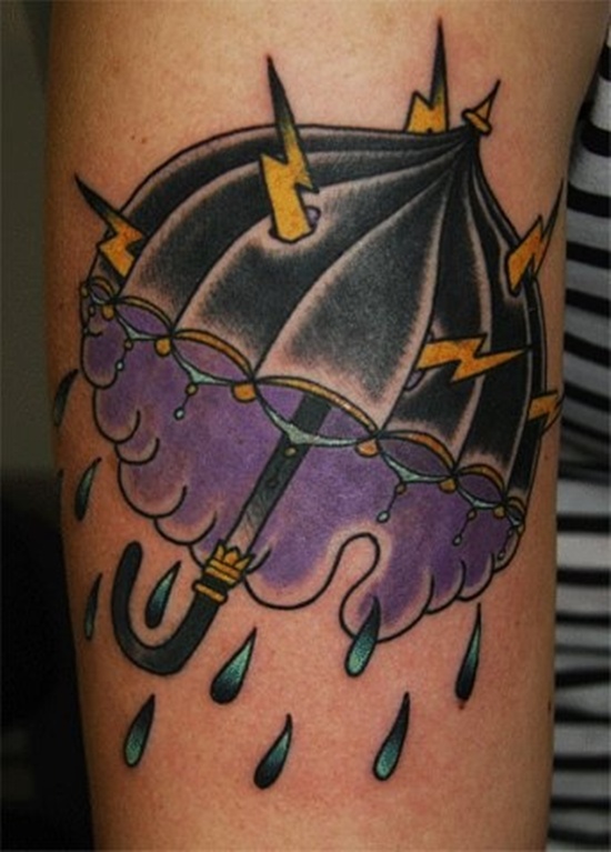 Rain tattoo design, idea 23
