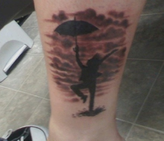 Rain tattoo design, idea 28