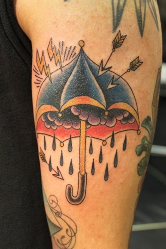 Rain tattoo design, idea 31