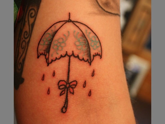 Rain tattoo design, idea 32
