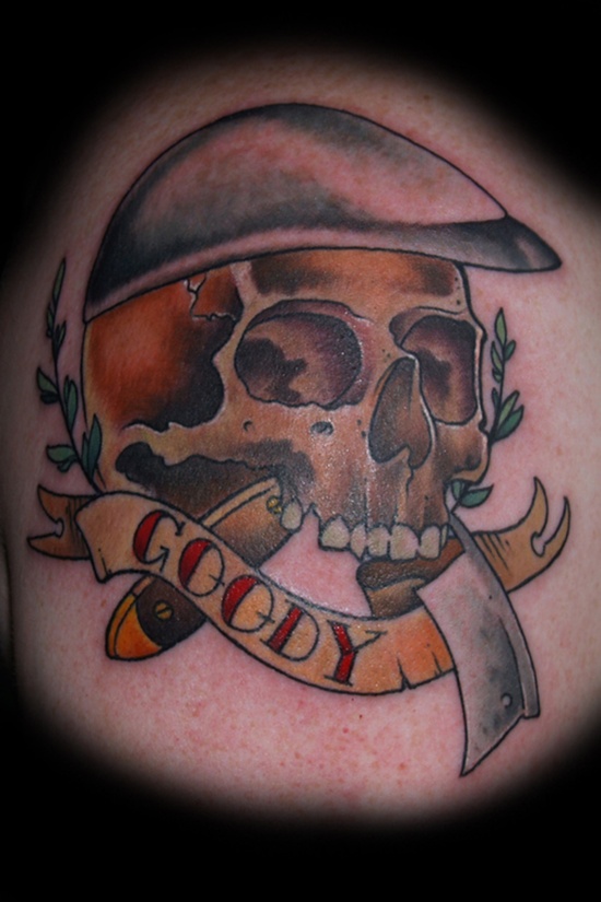 Razor tattoo design, idea 5