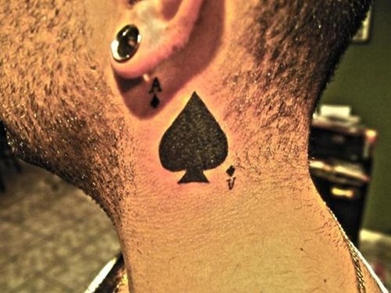 Some remarkable spade tattoo design, idea 17
