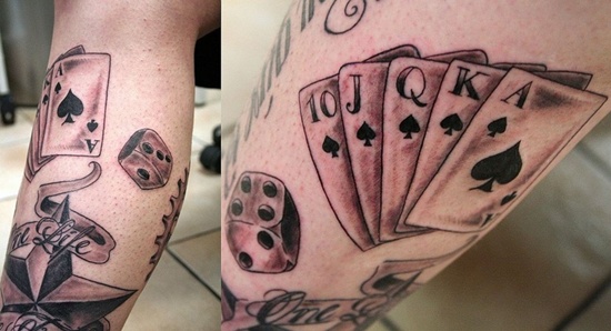 Some remarkable spade tattoo design, idea 21