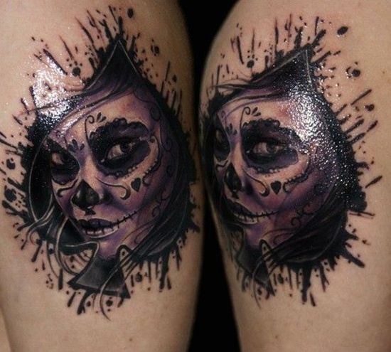 Some remarkable spade tattoo design, idea 23