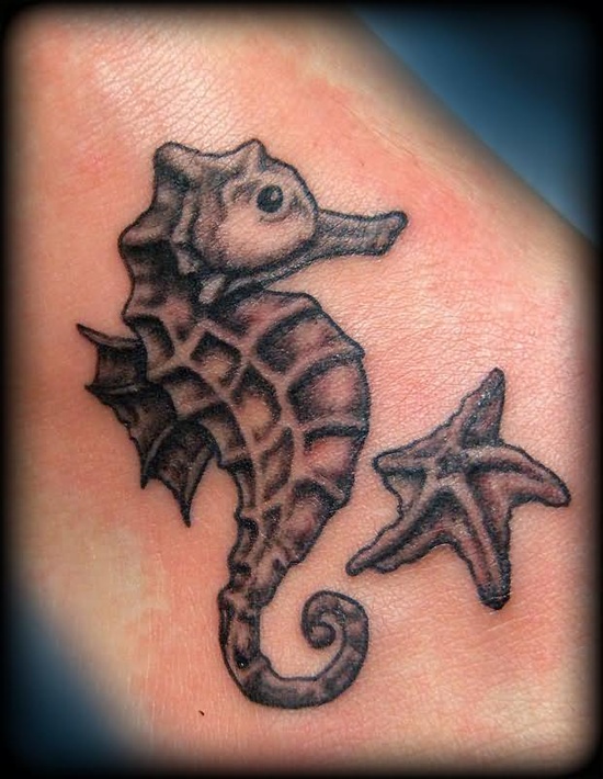 Exceptional starfish tattoo design, idea 48