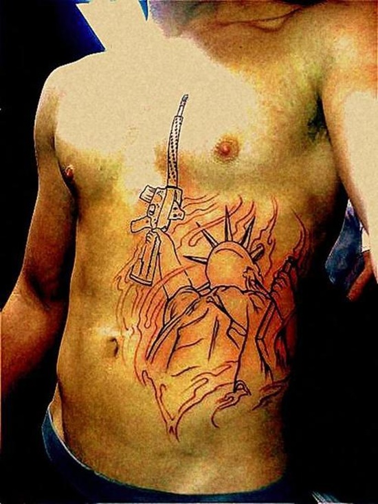 Statue of liberty tattoos design, idea 27