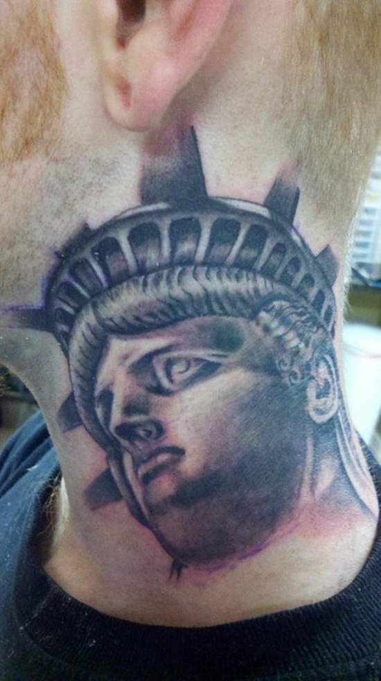 Statue of liberty tattoos design, idea 29