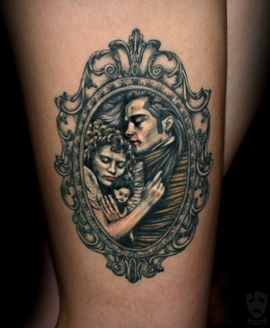 Vampire tattoo design, idea 8