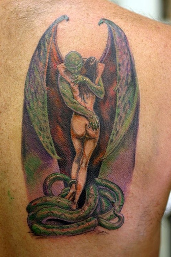Vampire tattoo design, idea 1
