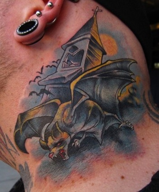 Vampire tattoo design, idea 4
