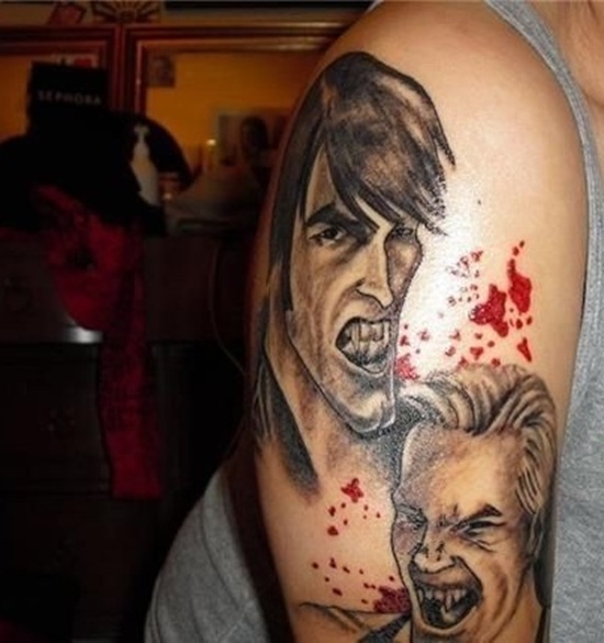 Vampire tattoo design, idea 2