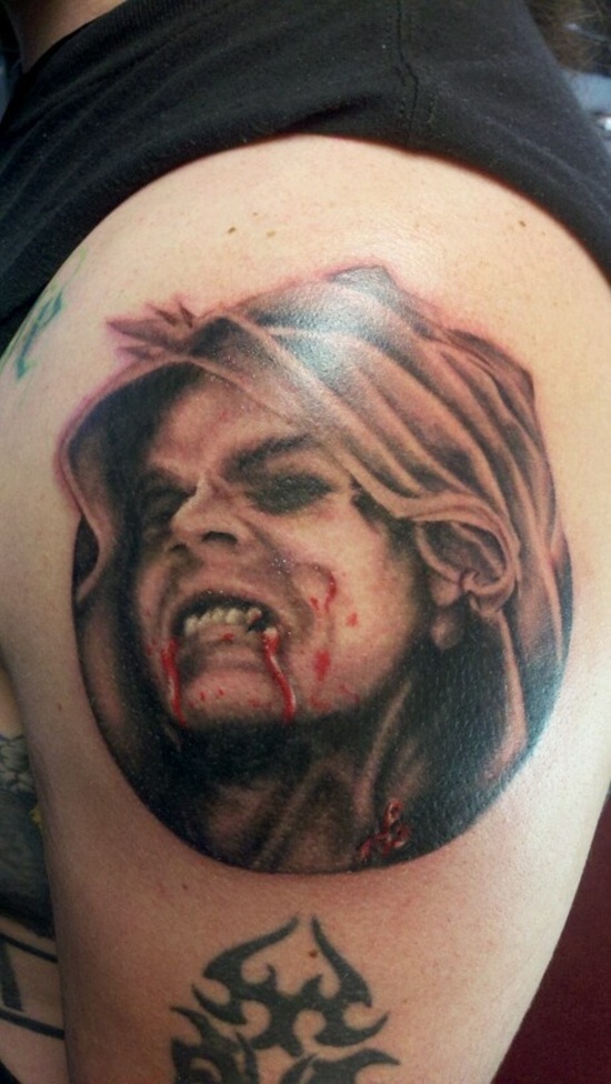 Vampire tattoo design, idea 25