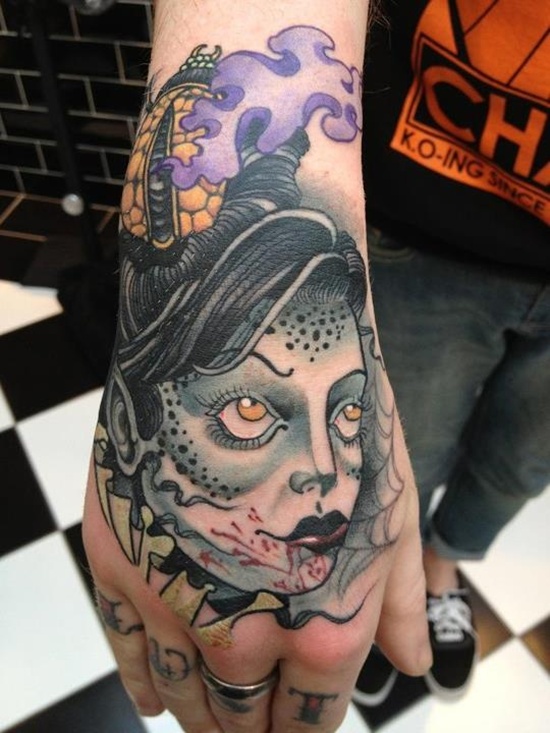 Vampire tattoo design, idea 13