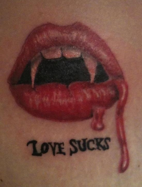 Vampire tattoo design, idea 15
