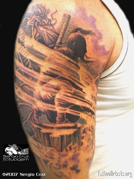 Warrior tattoos design, idea 11