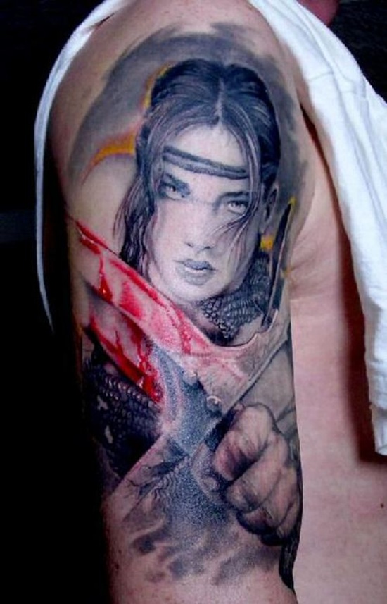 Warrior tattoos design, idea 17