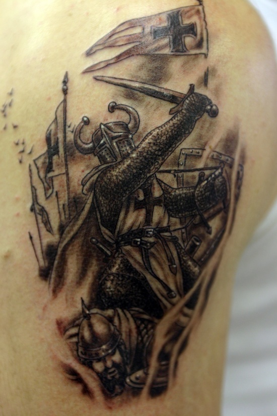 Warrior tattoos design, idea 5