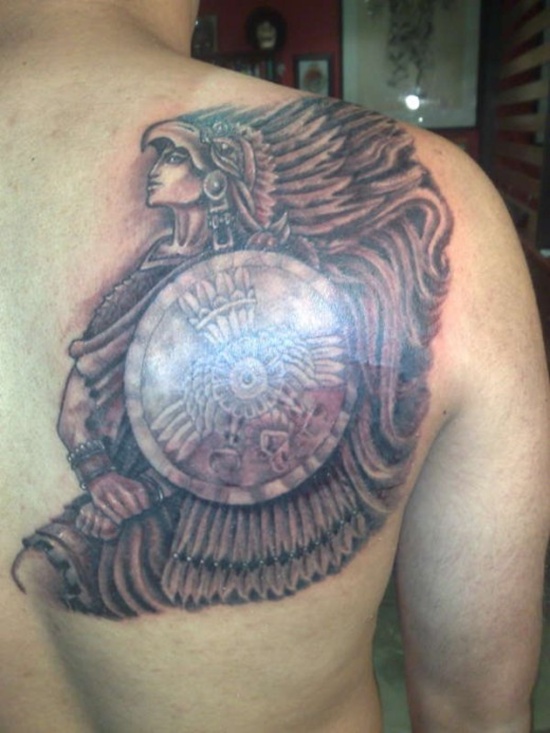 Warrior tattoos design, idea 7
