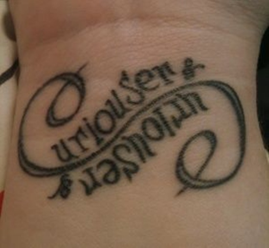 Alice in wonderland tattoo design, idea 26
