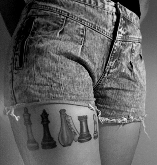 Alice in wonderland tattoo design, idea 10