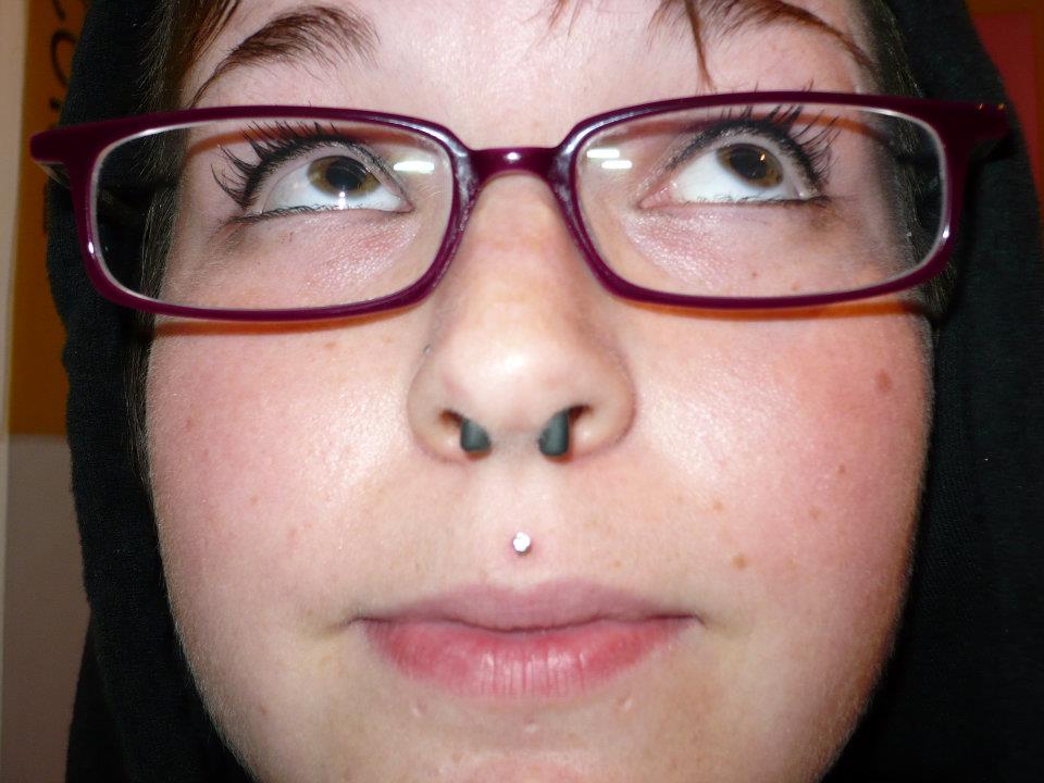 Rock medusa piercing style confidence design, idea 6