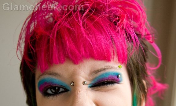 Different ways wear bridge piercing design, idea 6