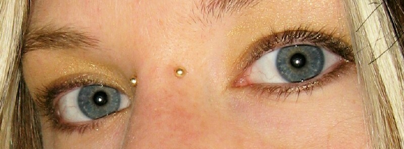 Different ways wear bridge piercing design, idea 2