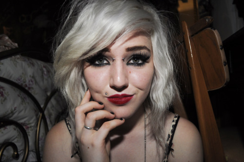 Different ways wear bridge piercing design, idea 3
