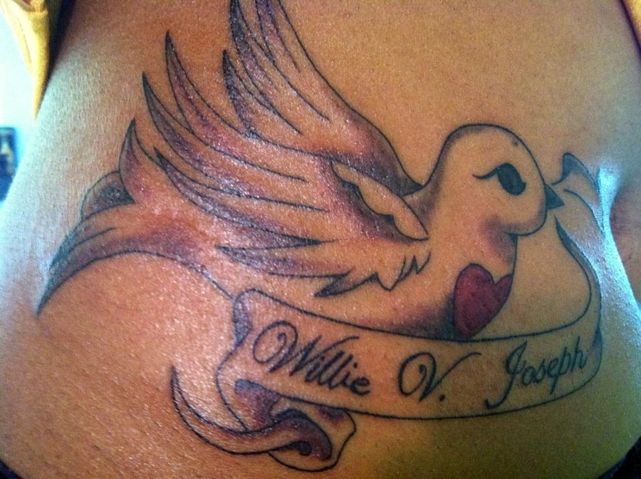 Amazing memorial tattoo design, idea 2