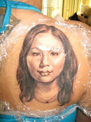 Amazing memorial tattoo design, idea 3