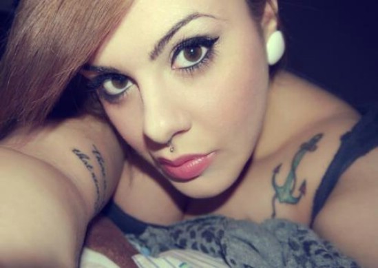 Rock medusa piercing style confidence design, idea 2