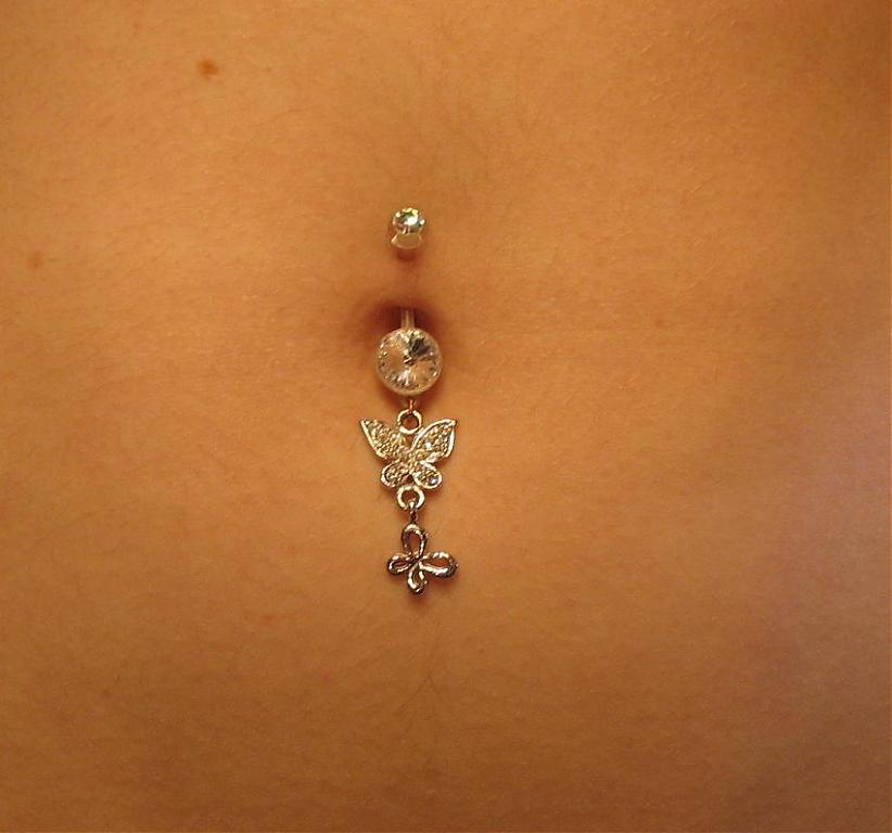 Belly button piercing design, idea 57