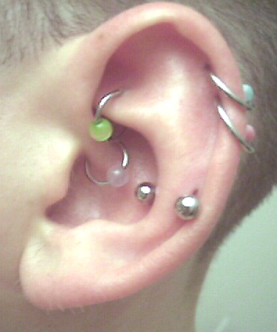 Interesting rook piercing designs 2013 design, idea 5