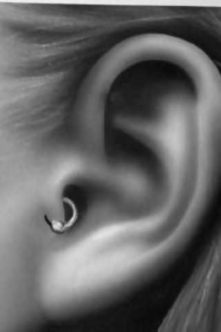 Ways accent tragus piercings perfection design, idea 7