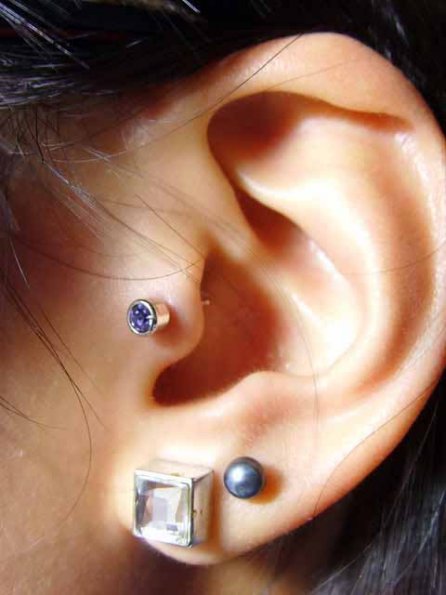 Ways accent tragus piercings perfection design, idea 6