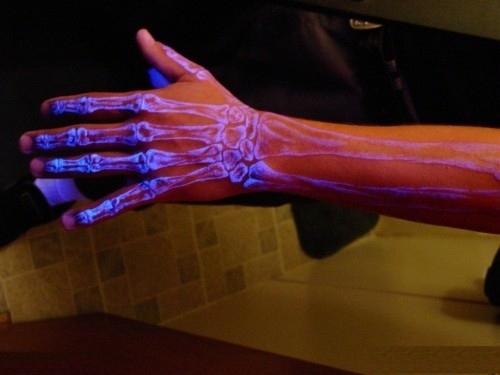 White ink tattoo design, idea 7