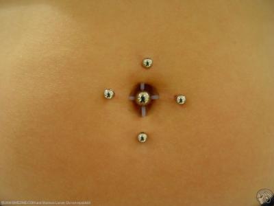 Belly button piercing design, idea 58