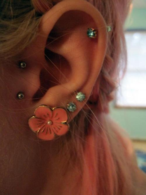Ways accent tragus piercings perfection design, idea 8
