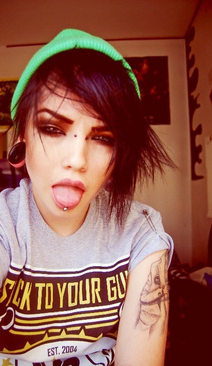 Different ways wear bridge piercing design, idea 9